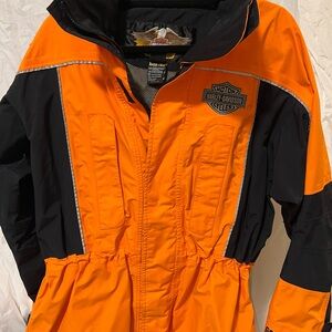 Harley-Davidson Orange and Black Utility Jacket